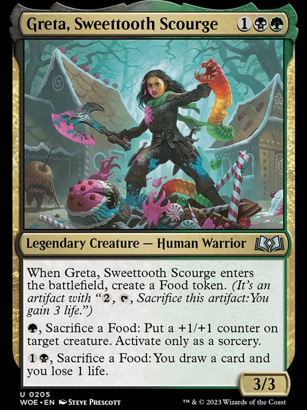 Greta, Sweettooth Scourge (Wilds of Eldraine) 1