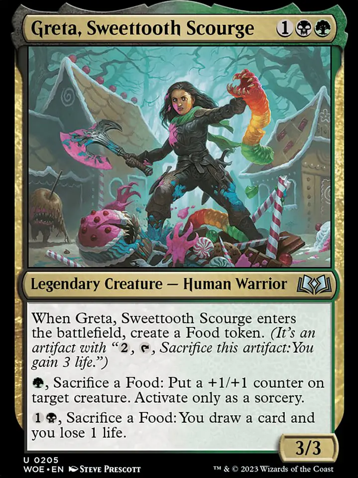 Greta, Sweettooth Scourge (Wilds of Eldraine) 1