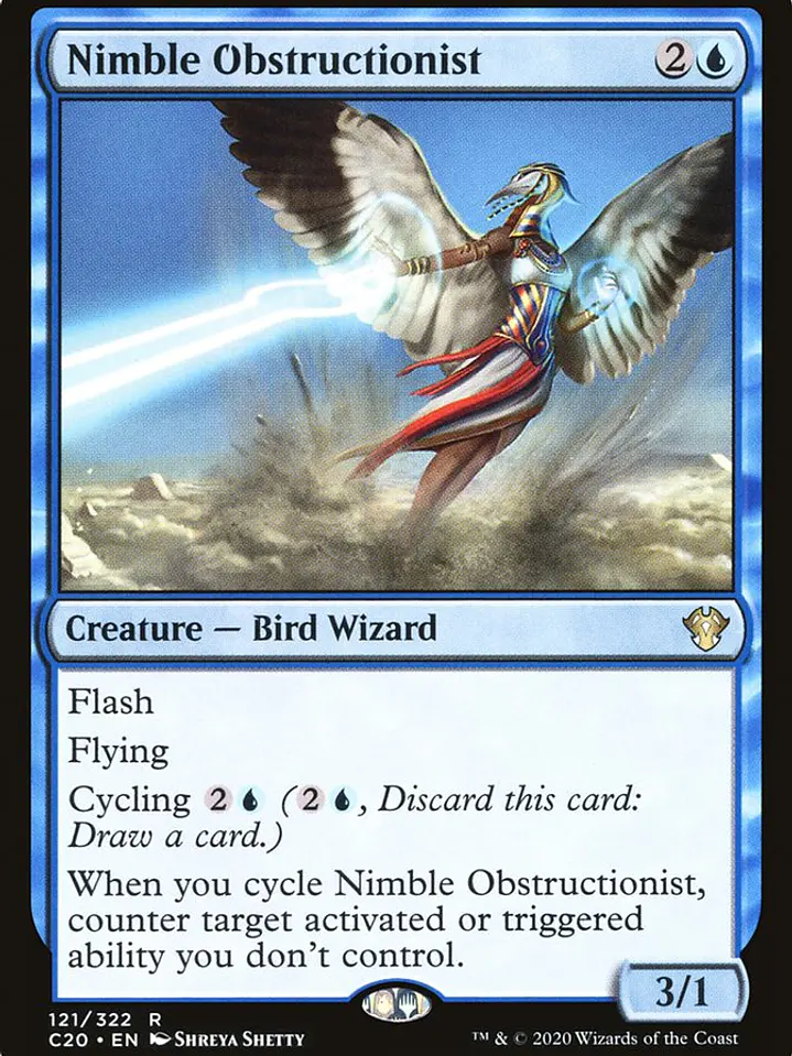 Nimble Obstructionist (Commander 2020) 1