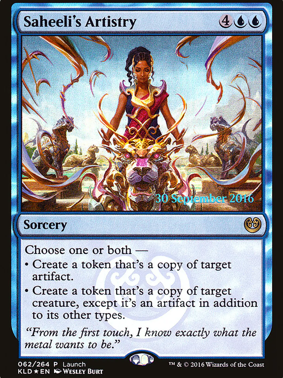 Saheeli's Artistry (Kaladesh Promos) 1