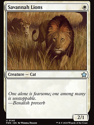 Savannah Lions (Foundations)