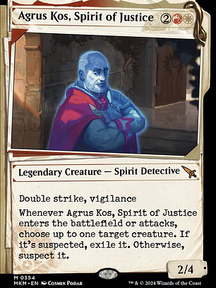 Agrus Kos, Spirit of Justice (Murders at Karlov Manor)