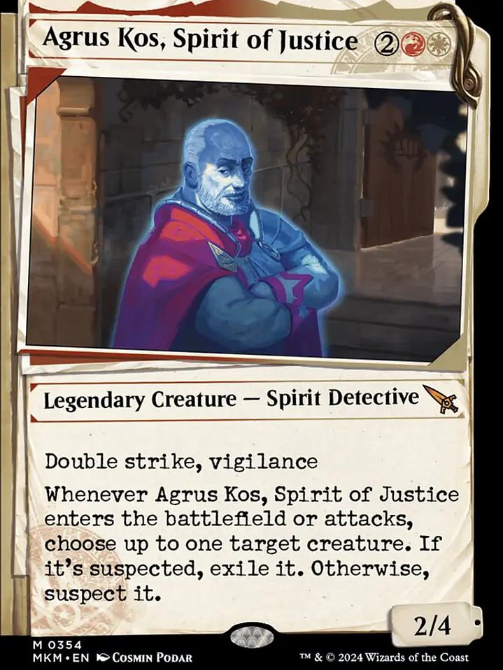 Agrus Kos, Spirit of Justice (Murders at Karlov Manor) 1