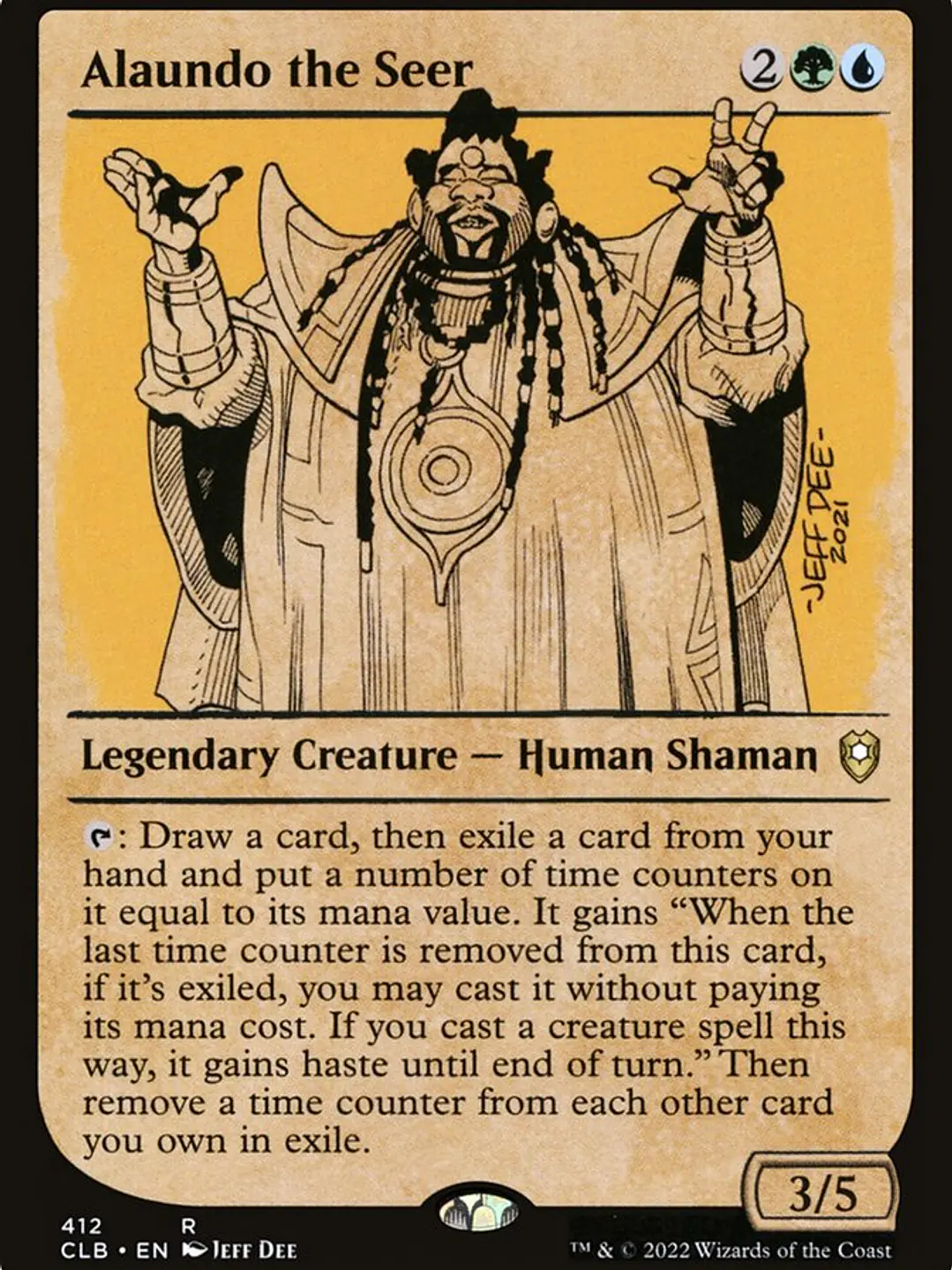 Alaundo the Seer (Commander Legends: Battle for Baldur's Gate) 1