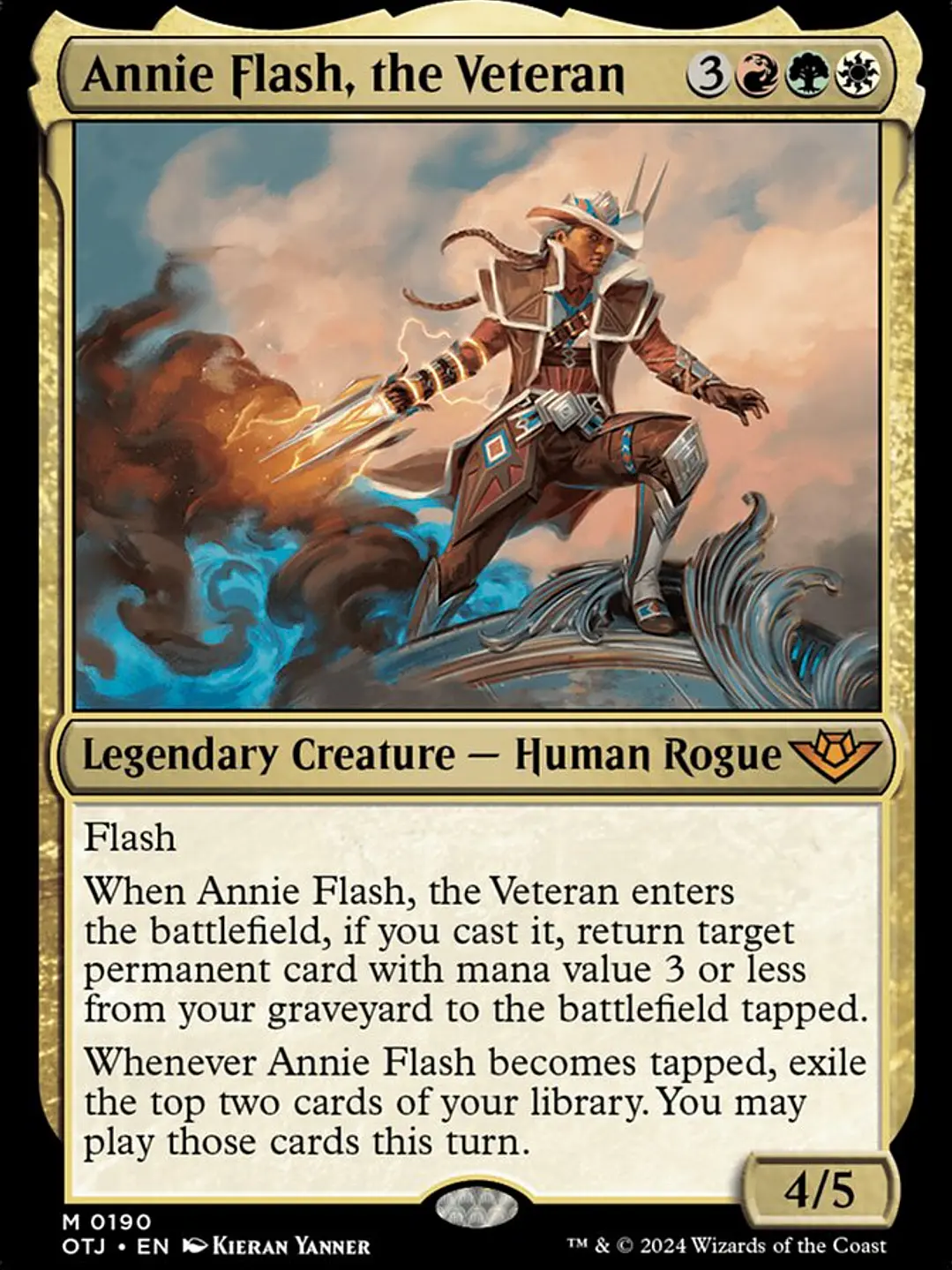 Annie Flash, the Veteran (Outlaws of Thunder Junction) 1
