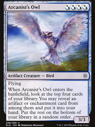 Arcanist's Owl (Throne of Eldraine)