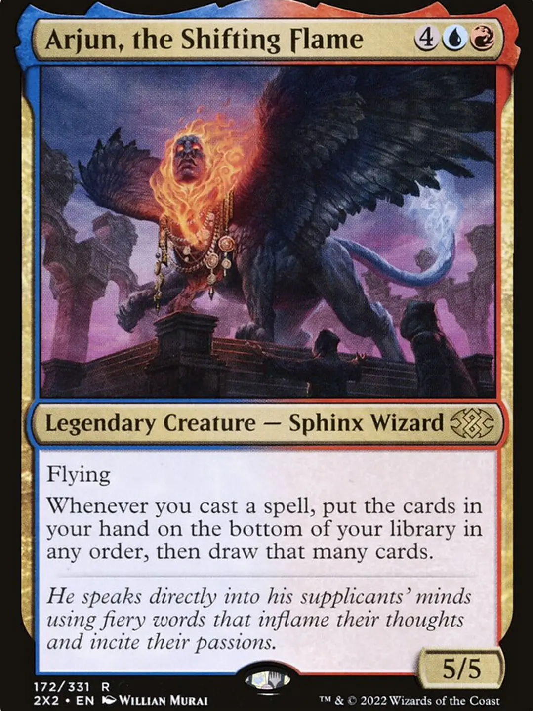 Arjun, the Shifting Flame (Double Masters 2022) 1