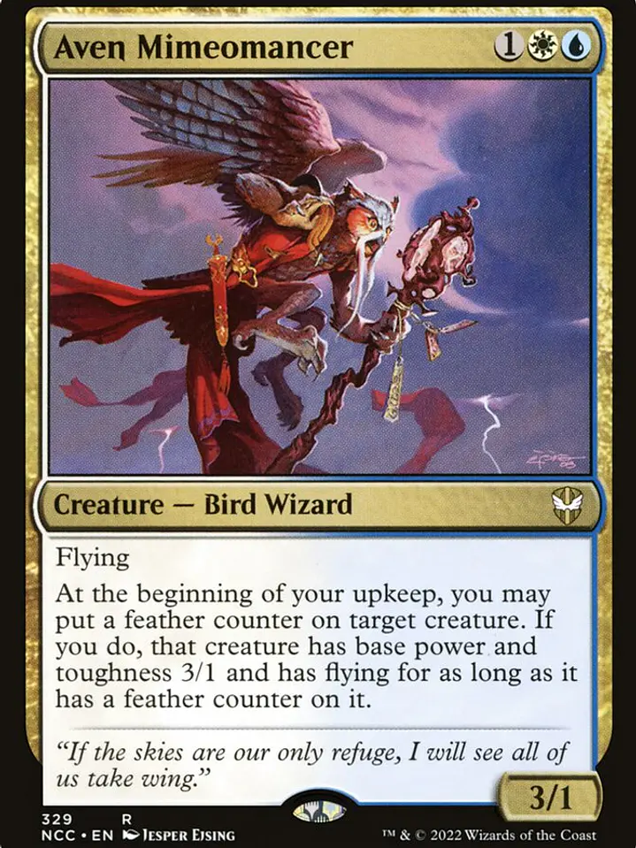 Aven Mimeomancer (New Capenna Commander) 1