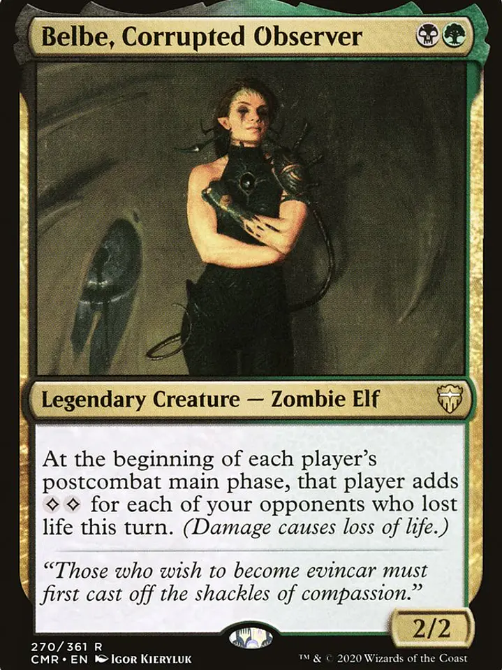 Belbe, Corrupted Observer (Commander Legends) 1