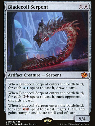 Bladecoil Serpent (The Brothers' War)
