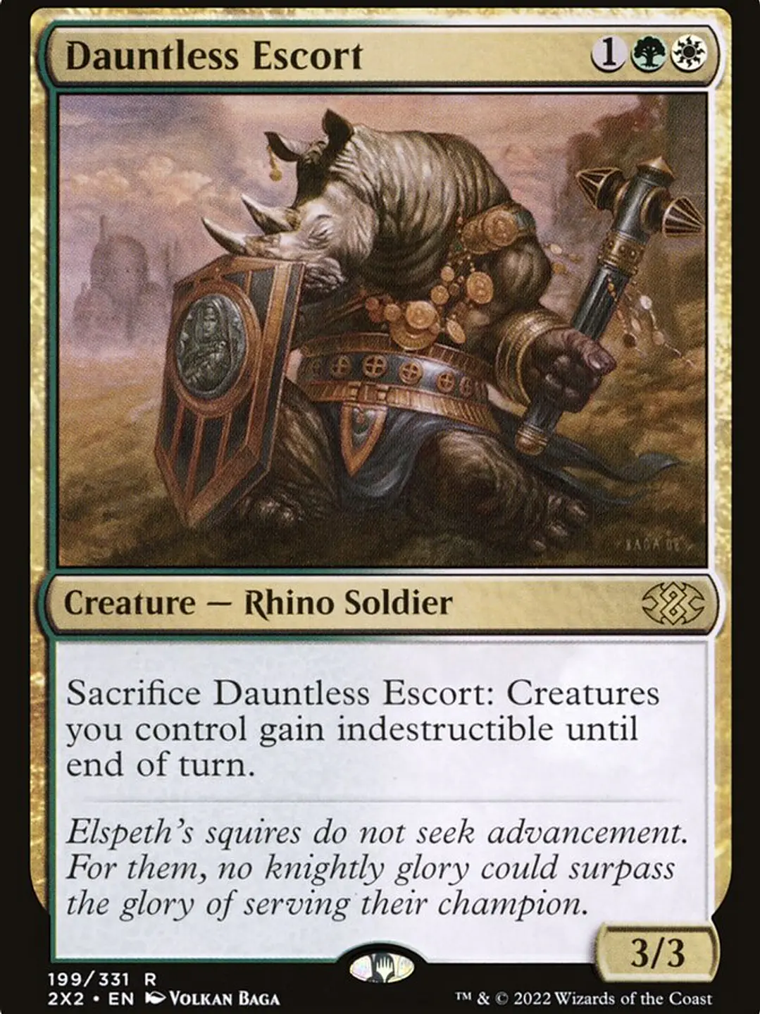 Dauntless Escort (Double Masters 2022) 1