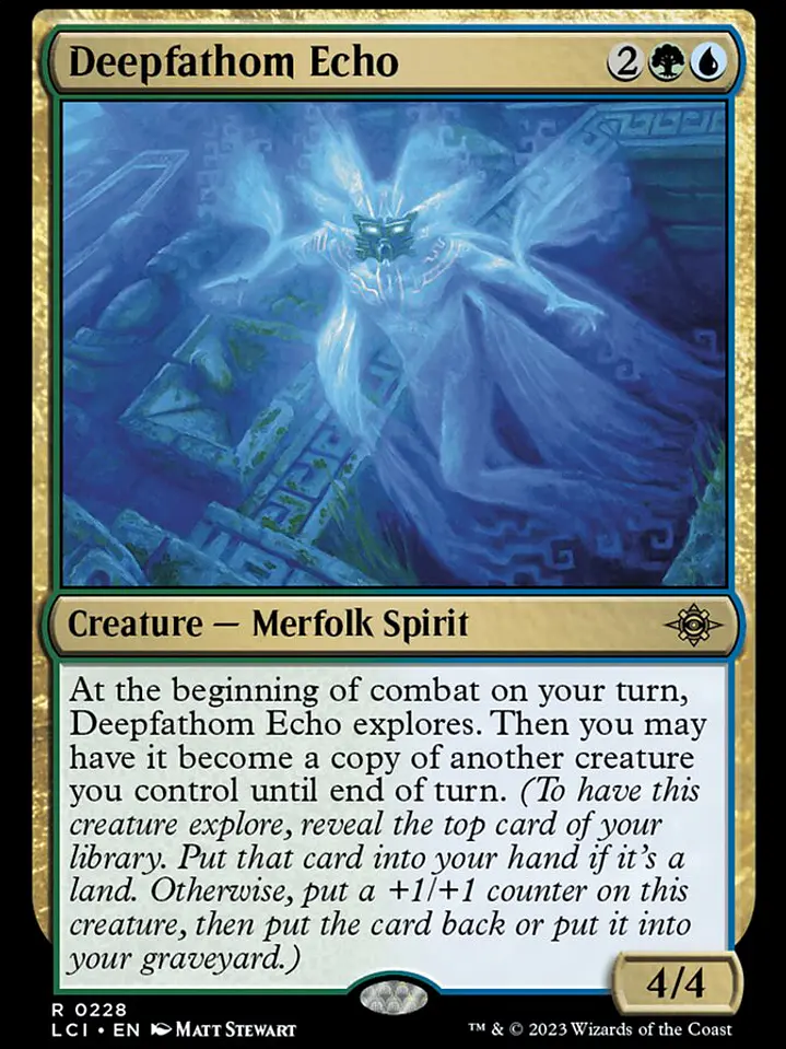 Deepfathom Echo (The Lost Caverns of Ixalan) 1