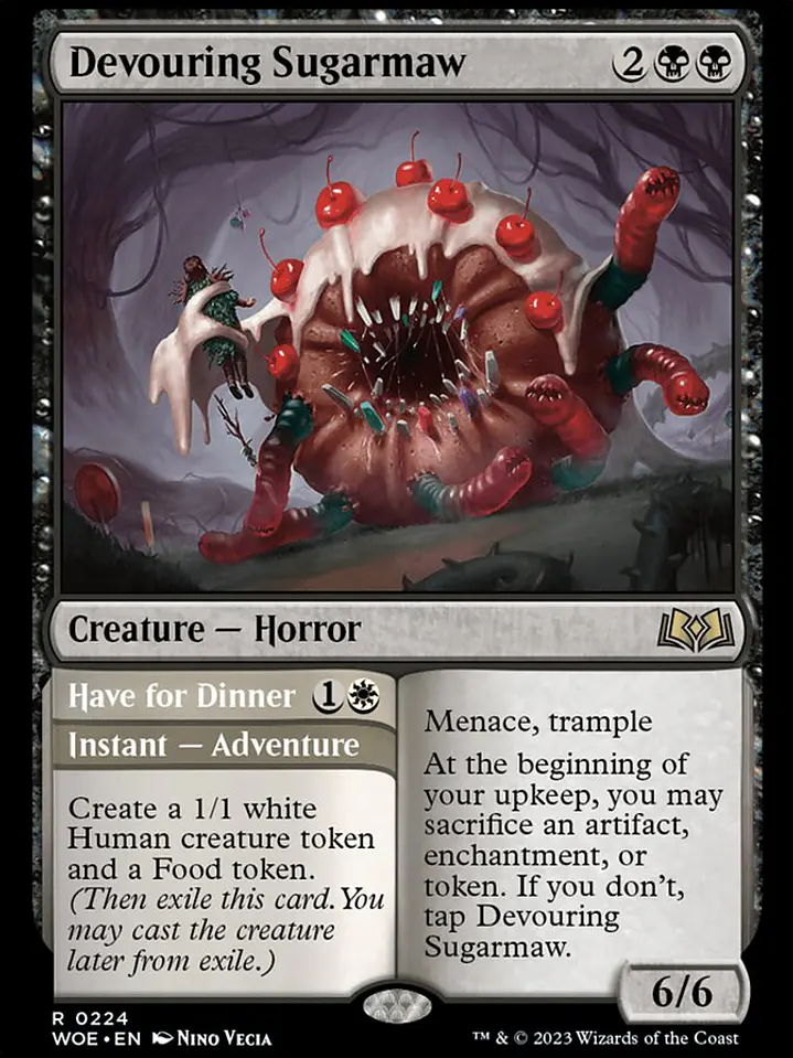 Devouring Sugarmaw // Have for Dinner (Wilds of Eldraine) 1
