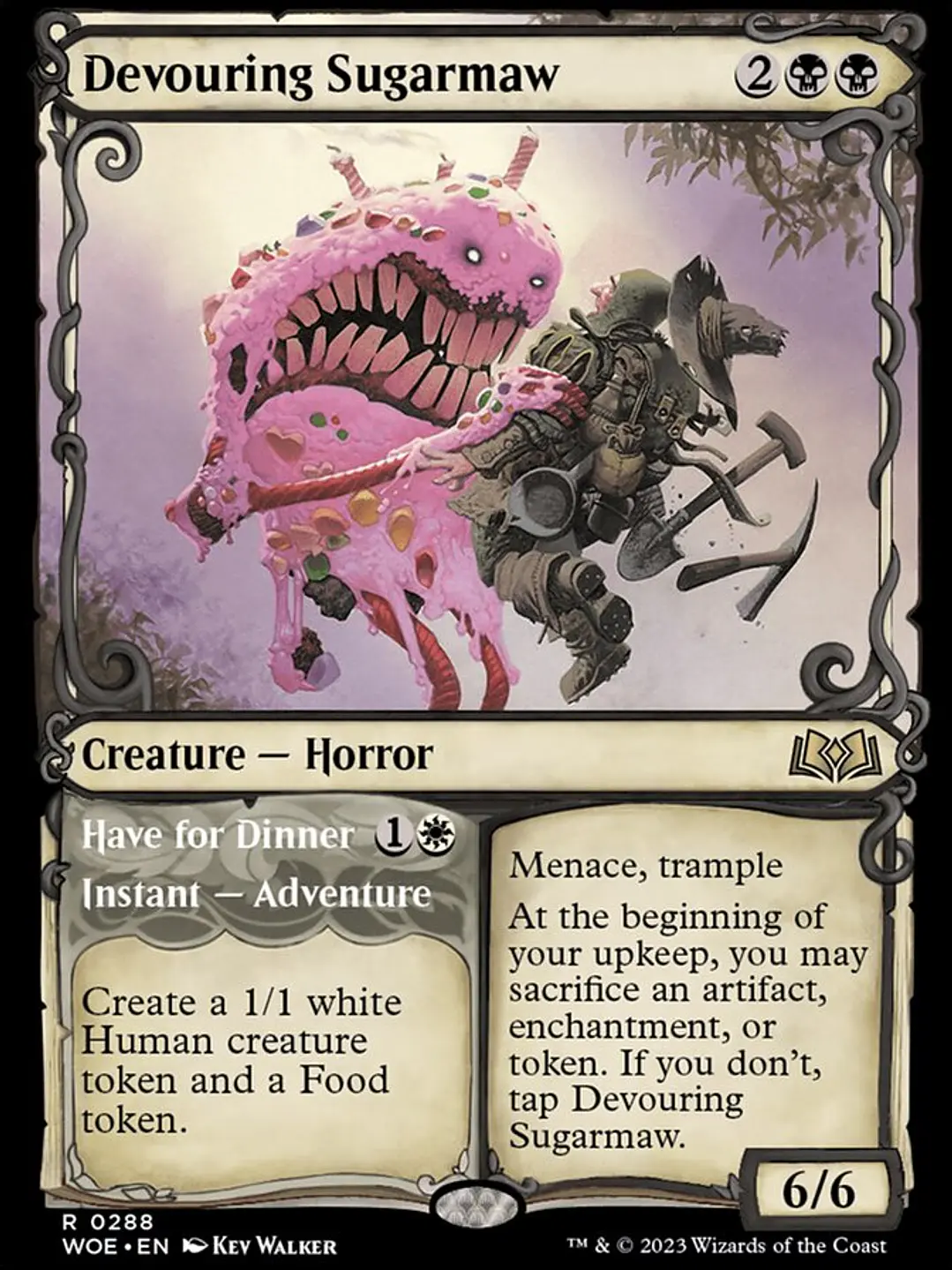 Devouring Sugarmaw // Have for Dinner (Wilds of Eldraine) 1