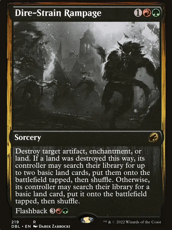 Dire-Strain Rampage (Innistrad: Double Feature) 1