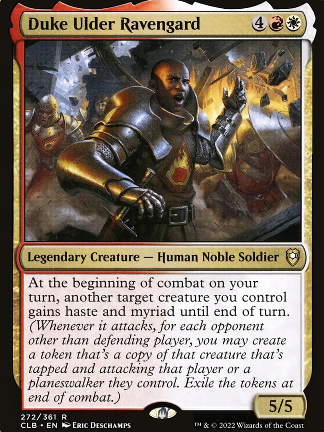 Duke Ulder Ravengard (Commander Legends: Battle for Baldur's Gate) 1