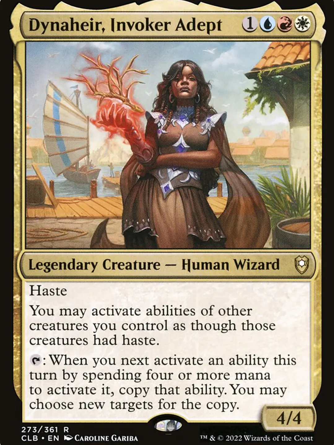 Dynaheir, Invoker Adept (Commander Legends: Battle for Baldur's Gate) 1