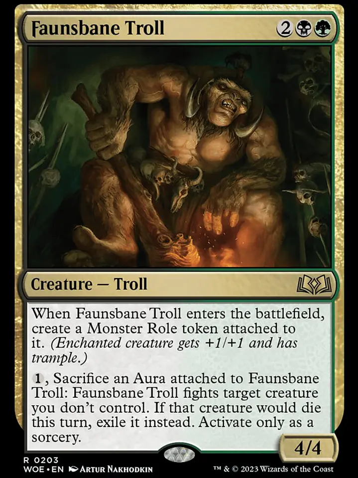 Faunsbane Troll (Wilds of Eldraine) 1