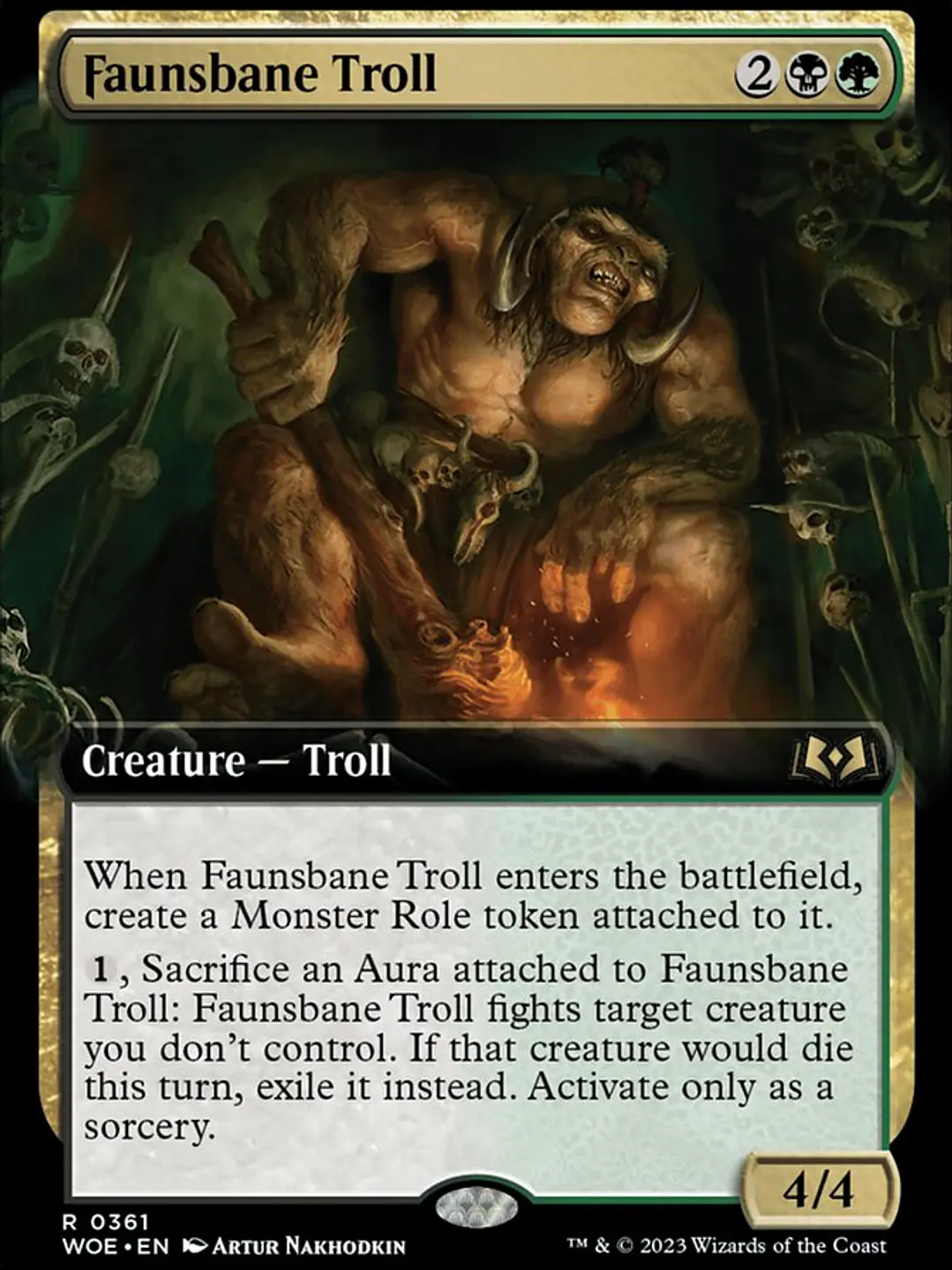 Faunsbane Troll (Wilds of Eldraine) 1