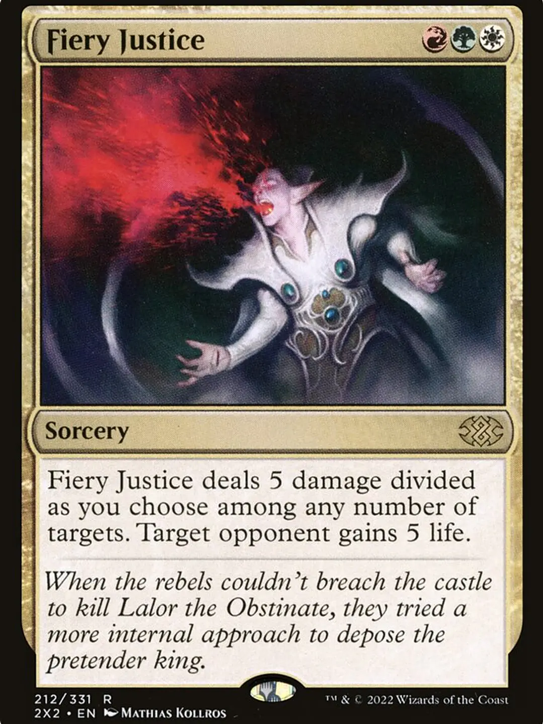 Fiery Justice (Double Masters 2022) 1