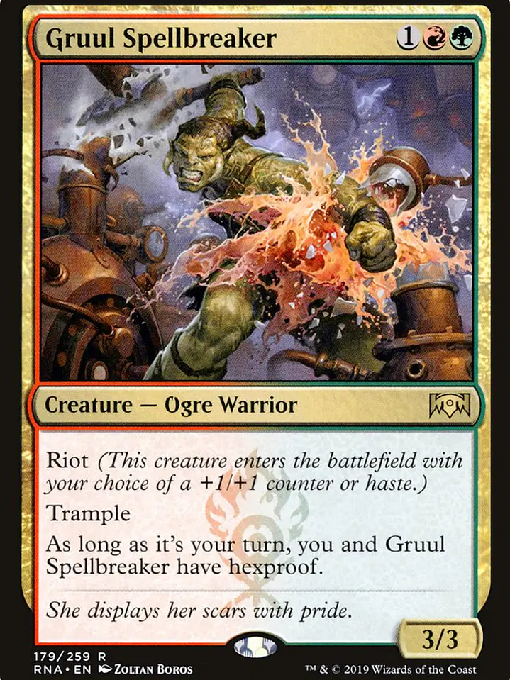 Gruul Spellbreaker (Ravnica Allegiance) 1