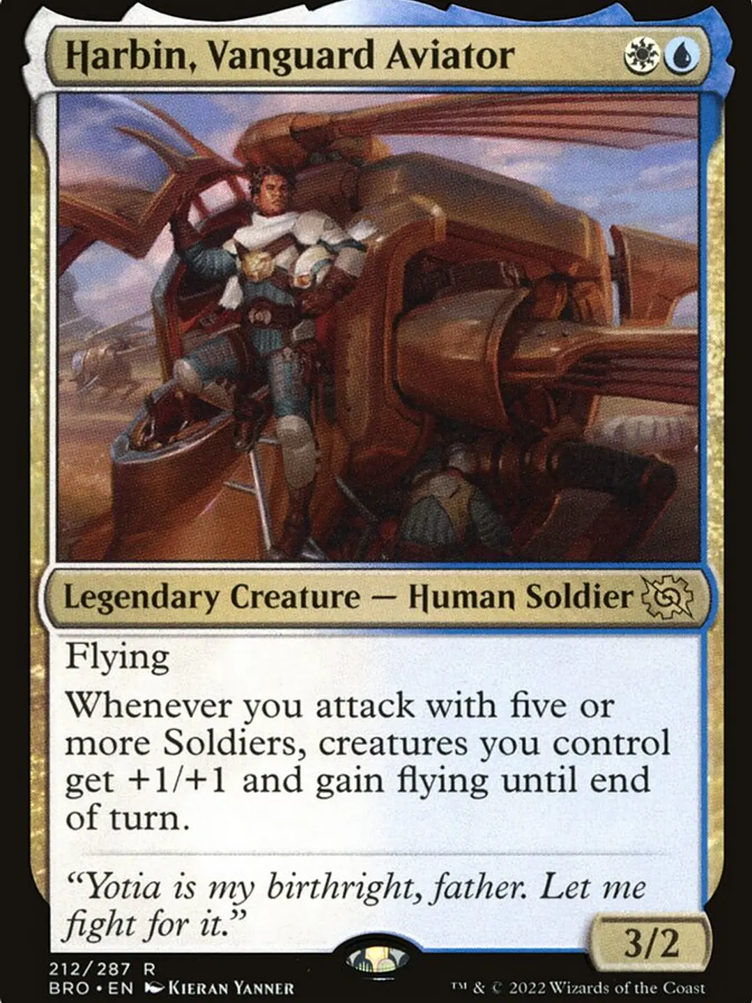 Harbin, Vanguard Aviator (The Brothers' War) 1