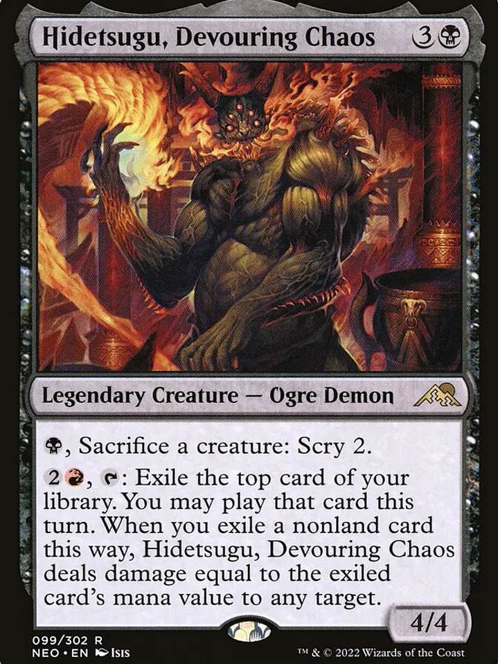 Hidetsugu, Devouring Chaos (Kamigawa: Neon Dynasty) 1