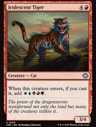 Iridescent Tiger (Tarkir: Dragonstorm)