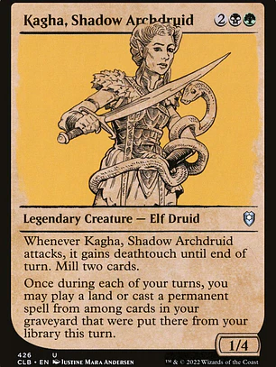 Kagha, Shadow Archdruid (Commander Legends: Battle for Baldur's Gate)