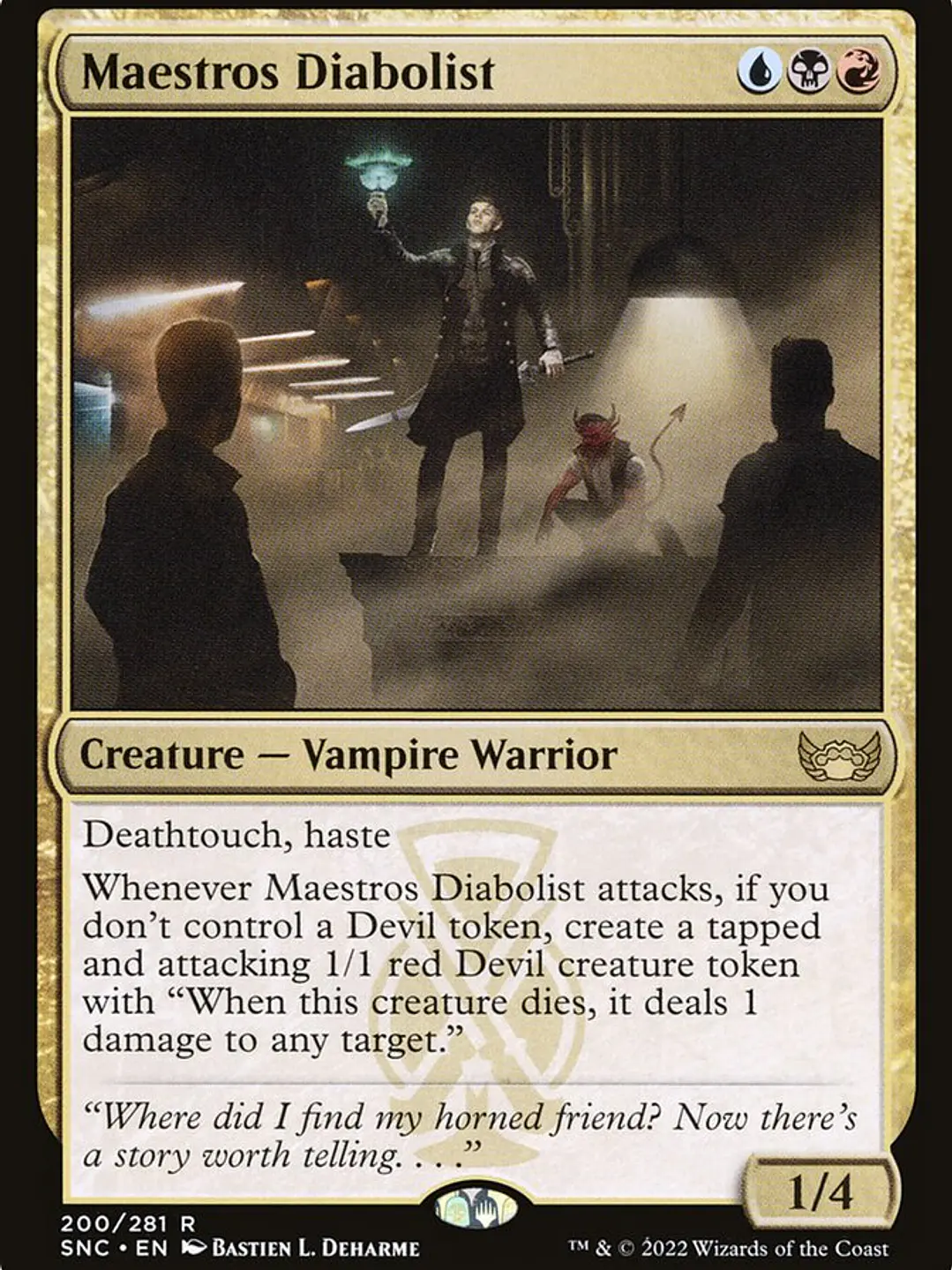 Maestros Diabolist (Streets of New Capenna) 1