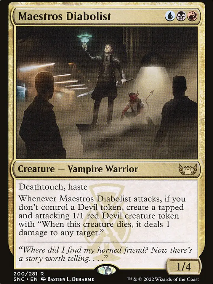 Maestros Diabolist (Streets of New Capenna) 1