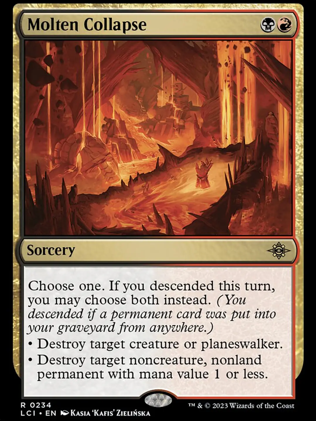 Molten Collapse (The Lost Caverns of Ixalan) 1