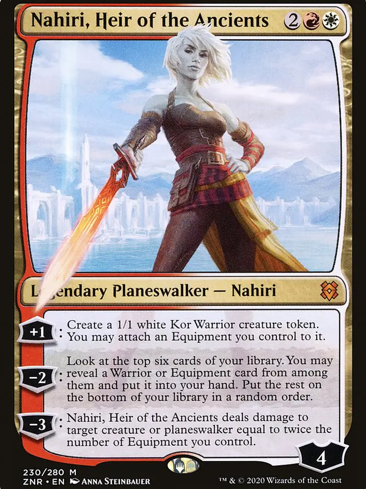 Nahiri, Heir of the Ancients (Zendikar Rising) 1