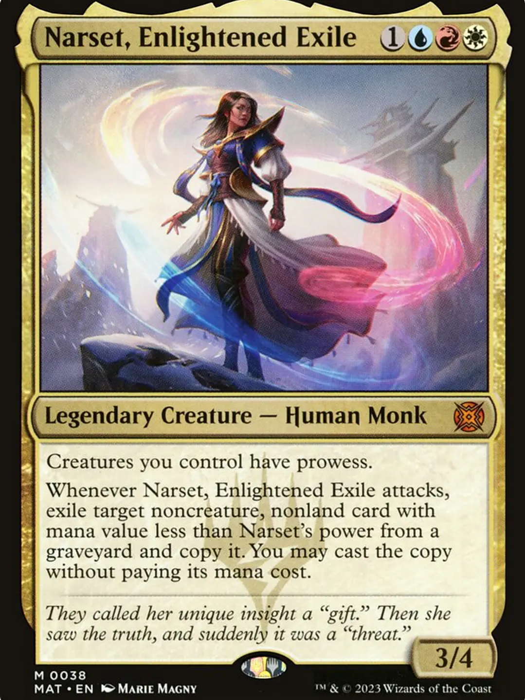 Narset, Enlightened Exile (March of the Machine: The Aftermath) 1