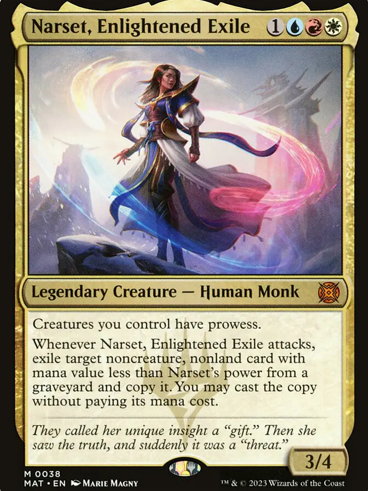 Narset, Enlightened Exile (March of the Machine: The Aftermath) 1