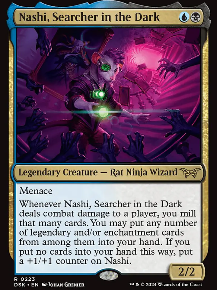 Nashi, Searcher in the Dark (Duskmourn: House of Horror) 1