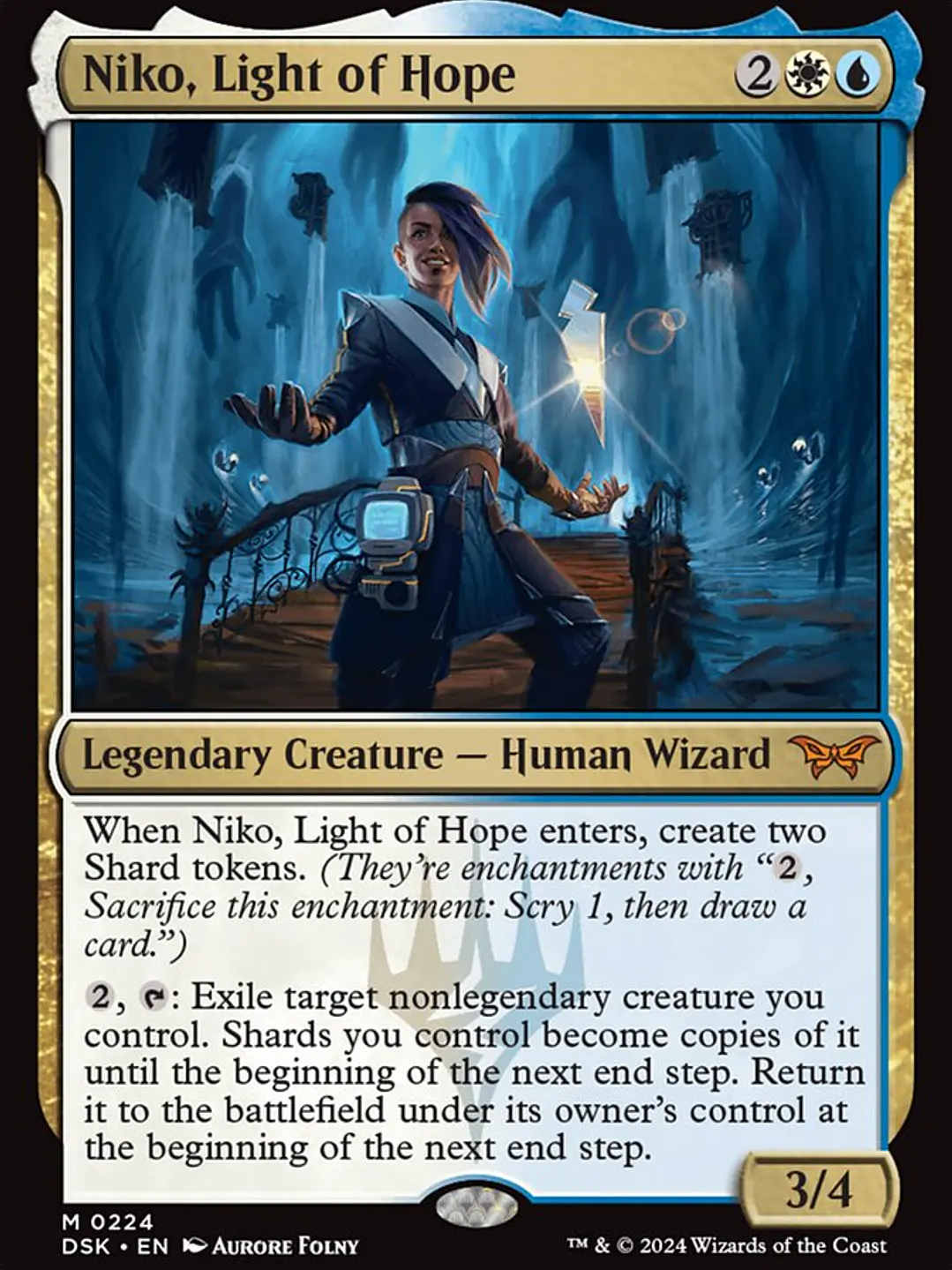 Niko, Light of Hope (Duskmourn: House of Horror) 1