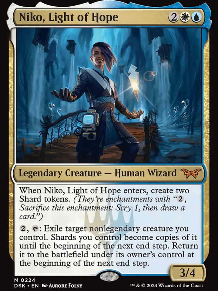 Niko, Light of Hope (Duskmourn: House of Horror) 1