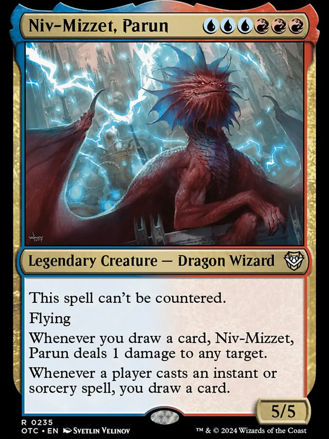 Niv-Mizzet, Parun (Outlaws of Thunder Junction Commander) 1