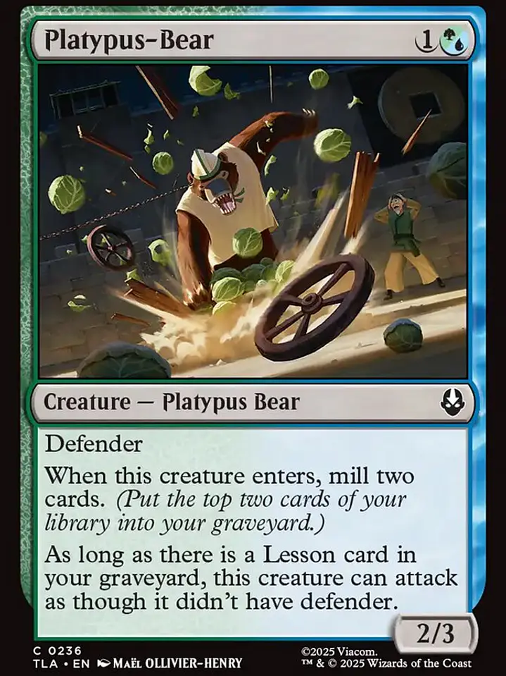 Platypus-Bear (Avatar: The Last Airbender) 1