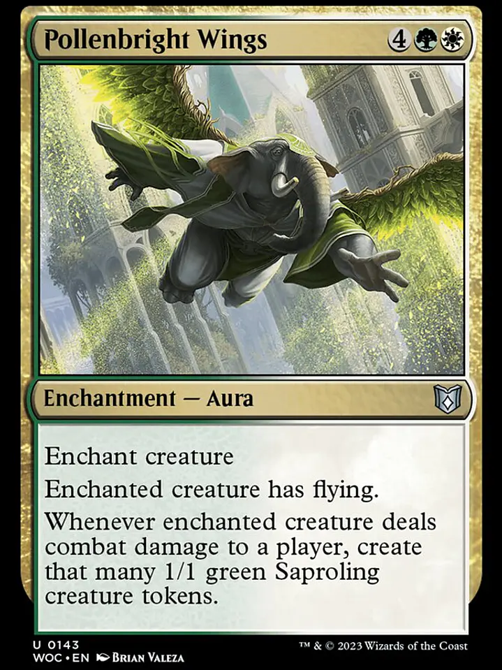 Pollenbright Wings (Wilds of Eldraine Commander) 1