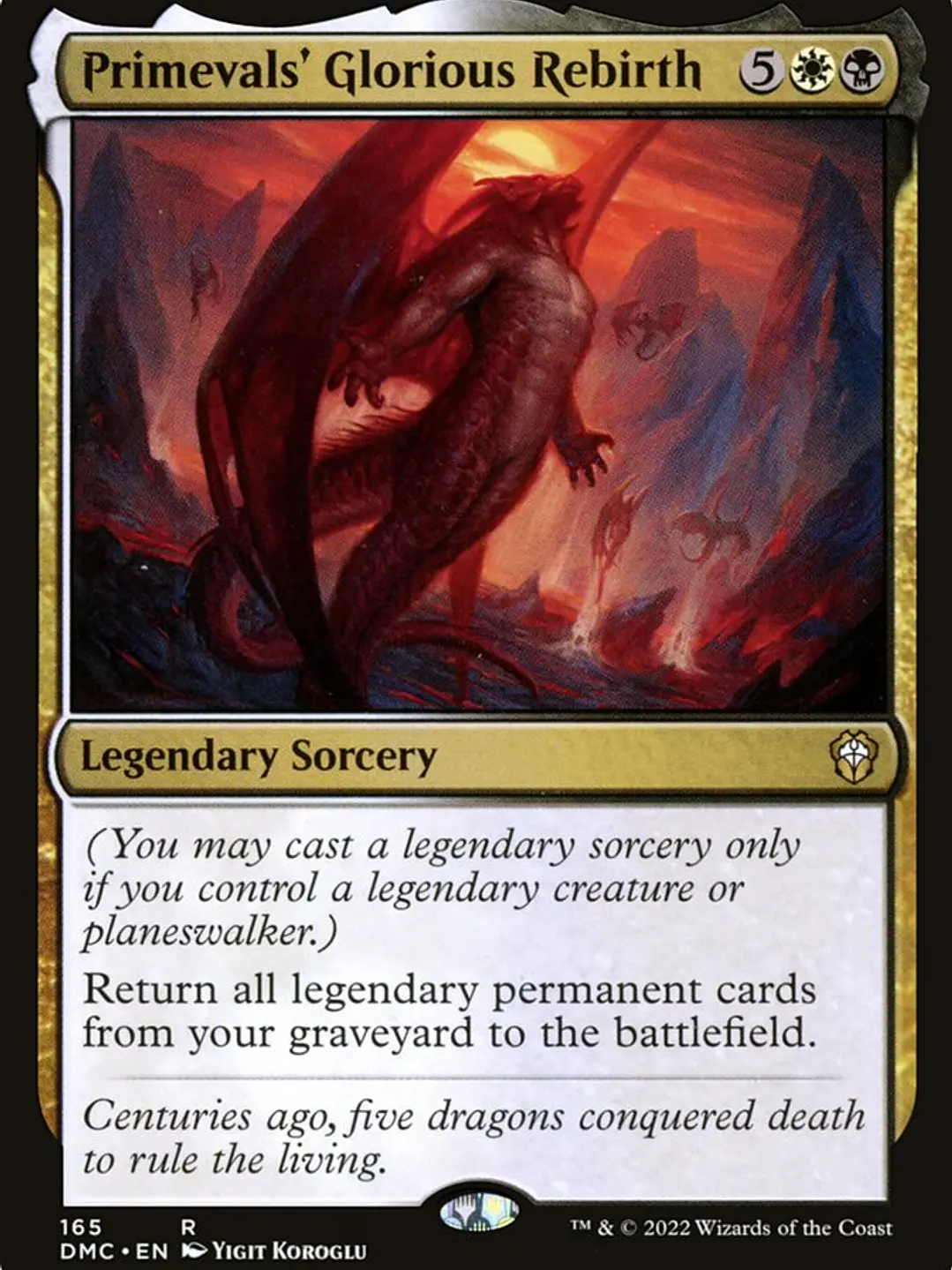 Primevals' Glorious Rebirth (Dominaria United Commander) 1
