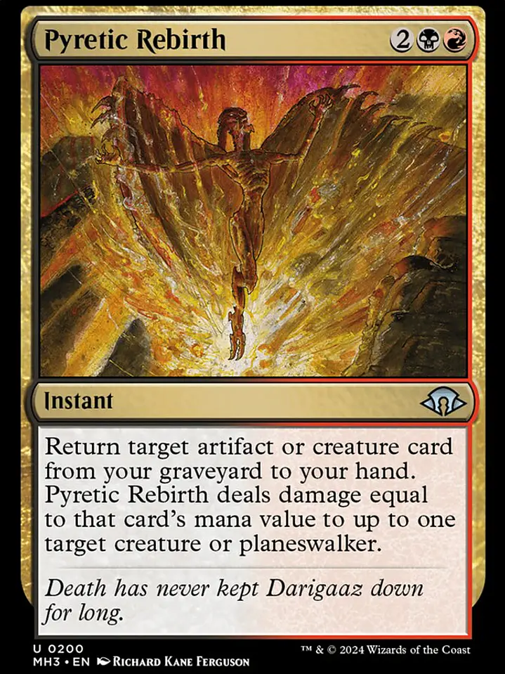 Pyretic Rebirth (Modern Horizons 3) 1