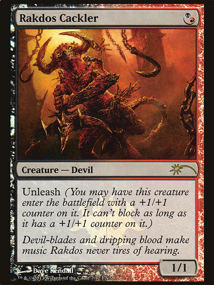 Rakdos Cackler (Friday Night Magic 2013) 1