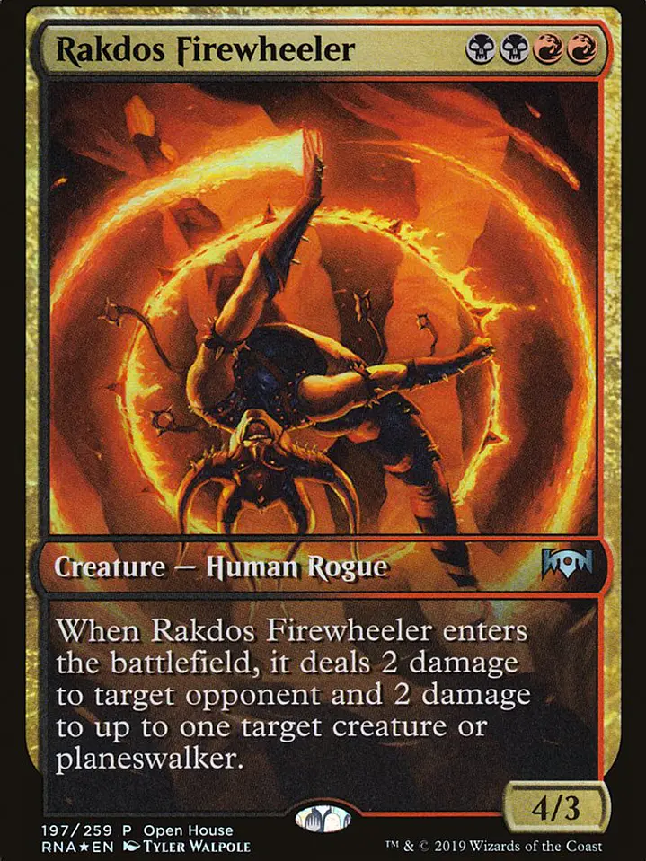 Rakdos Firewheeler (Ravnica Allegiance Promos) 1
