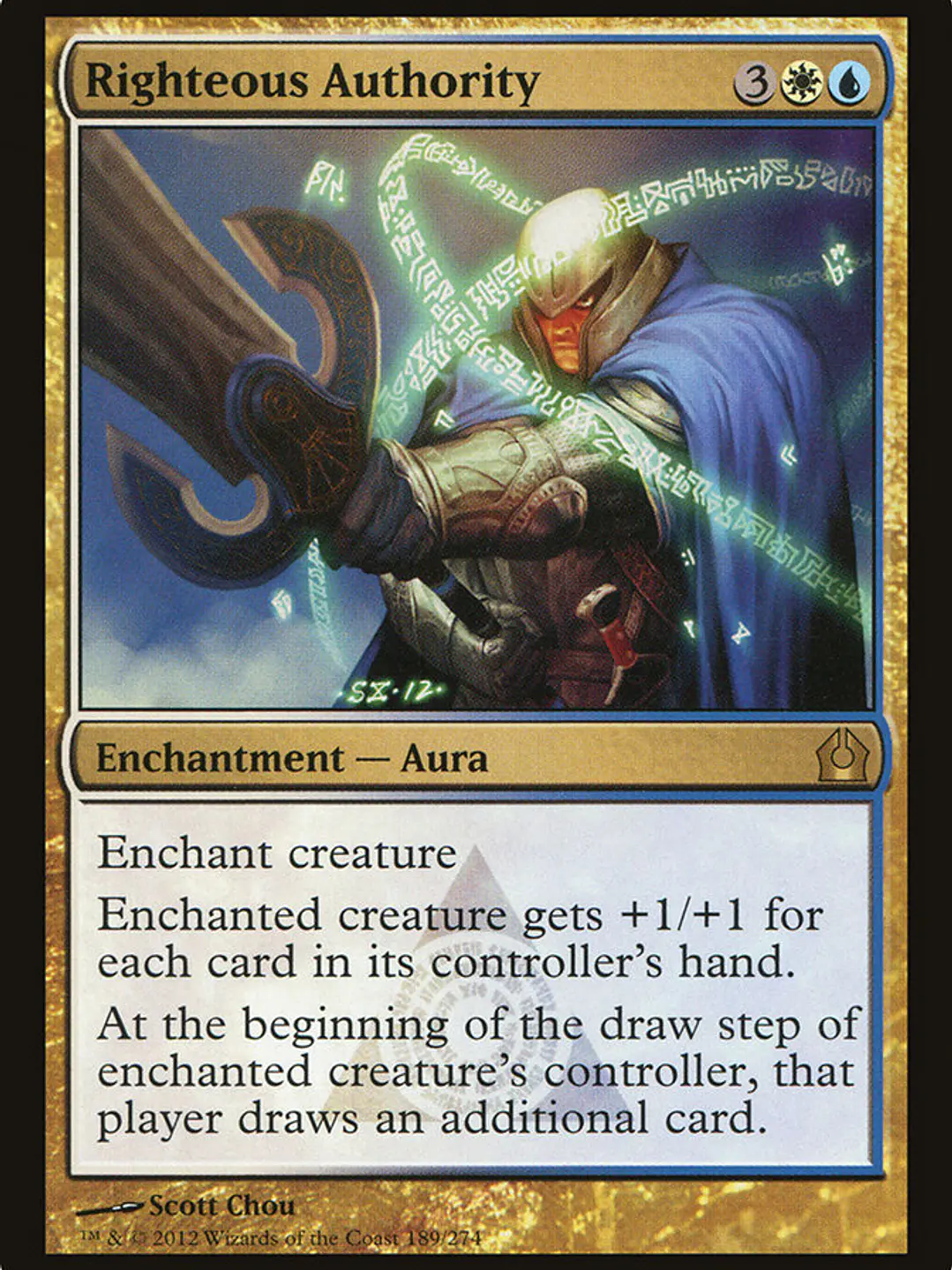 Righteous Authority (Return to Ravnica) 1