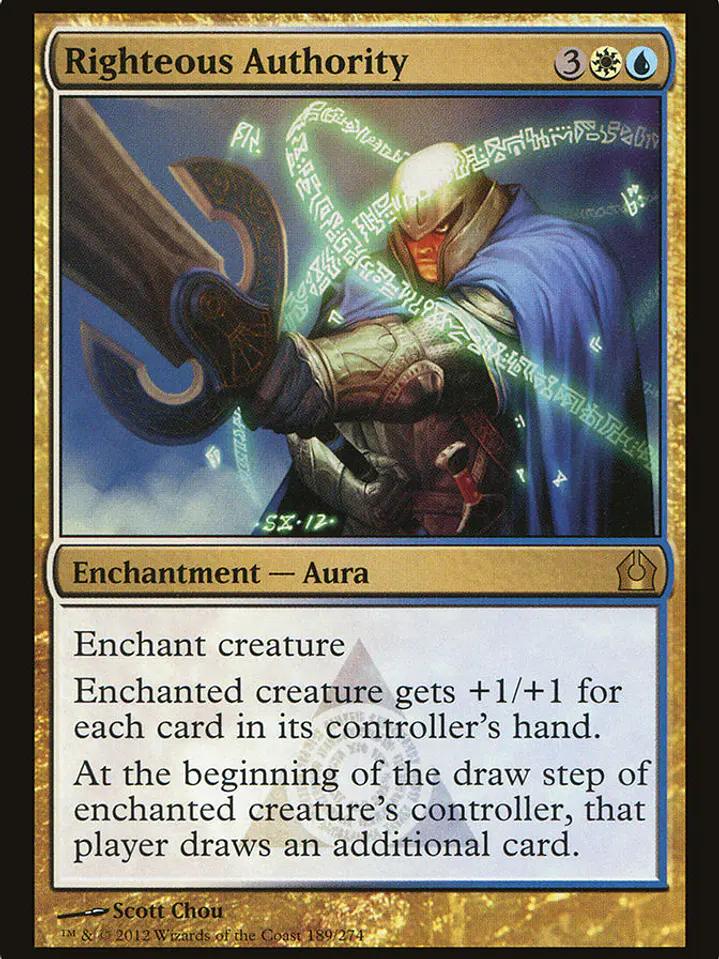 Righteous Authority (Return to Ravnica) 1