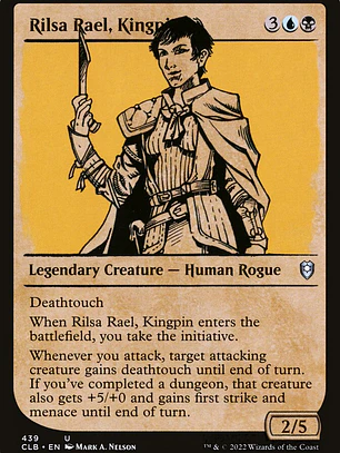 Rilsa Rael, Kingpin (Commander Legends: Battle for Baldur's Gate)