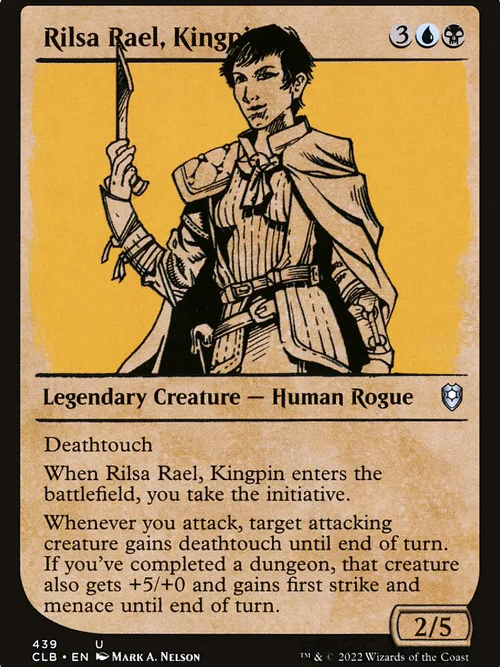 Rilsa Rael, Kingpin (Commander Legends: Battle for Baldur's Gate) 1