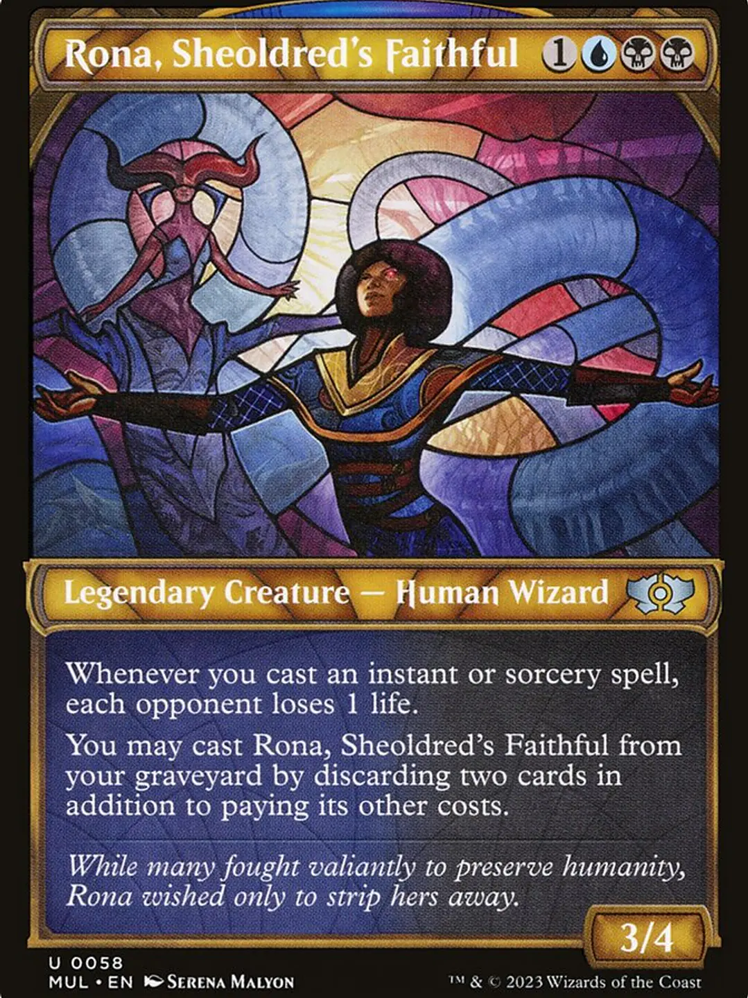 Rona, Sheoldred's Faithful (Multiverse Legends) 1